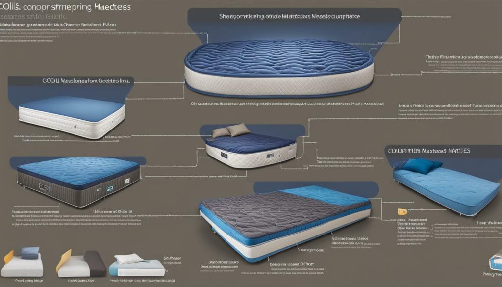 Different types of coils in innerspring mattresses Different types of coils in innerspring mattresses
