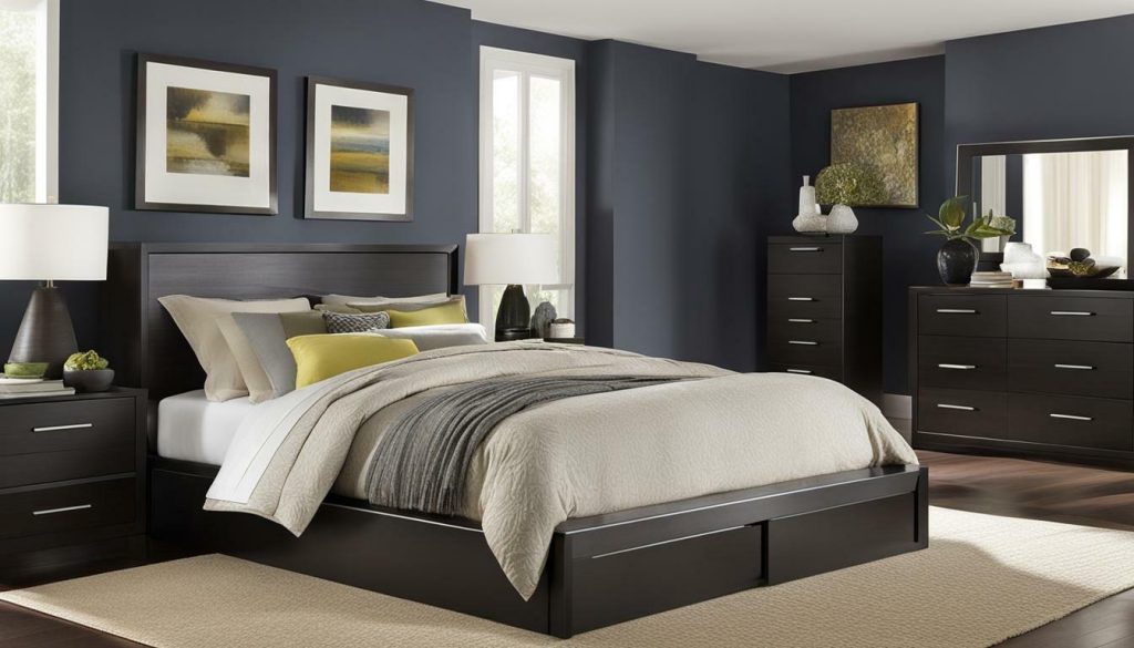 storage bed frame