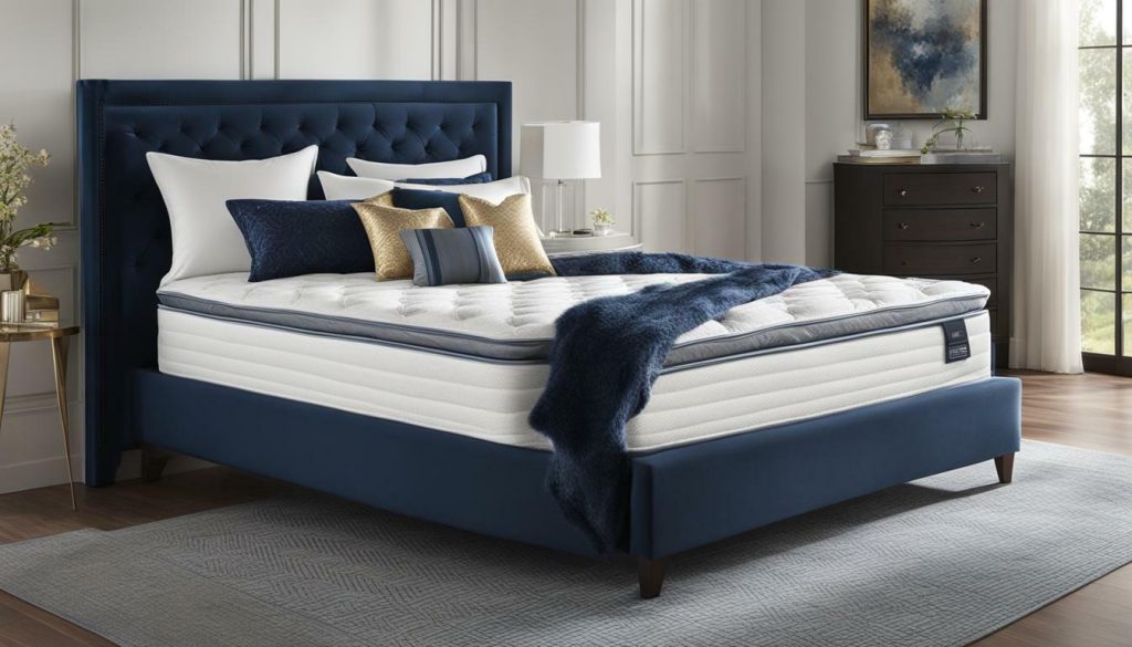 Luxury feel of a king innerspring mattress