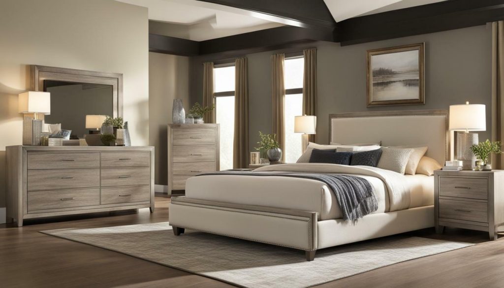 Eastern King Size memory foam mattress in a bedroom