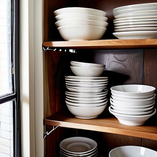 Stop the Cabinet Avalanche with shelf risers.