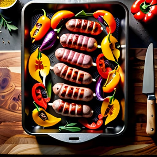The One-Pan Sheet Pan Roast sausages.