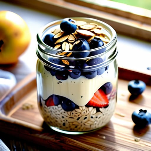 Easy breakfast using The Overnight Oats Hack.