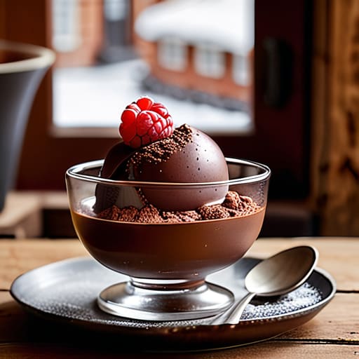 The Three-Ingredient Wonder chocolate mousse dessert.