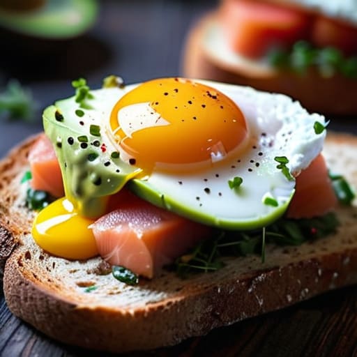 Avocado Toast with a Protein Kick.