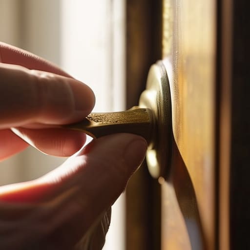 Lubricating Door Hinges Using Common Household Items