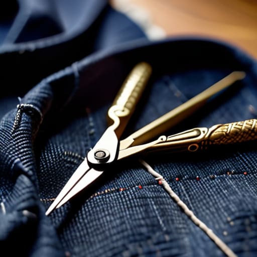 Mending clothes: getting back to what matters.