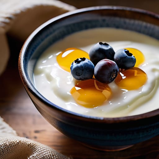 The Greek Yogurt Power Bowl with toppings.