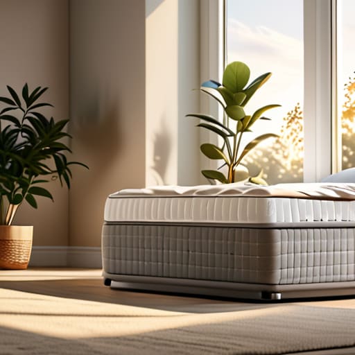 The Sleep Sanctuary Setup with quality mattress.