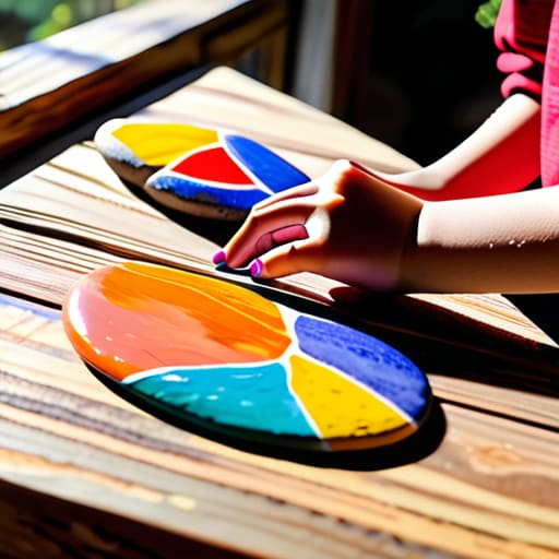 Colorful stones for DIY Rock Painting.