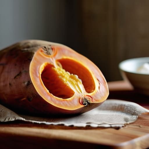 Deliciously prepared loaded baked sweet potatoes.