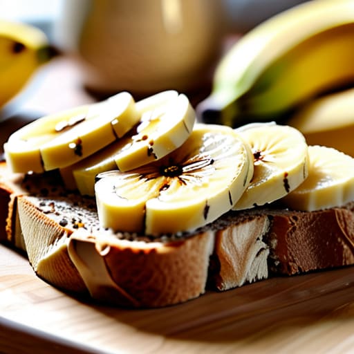 Nut Butter and Banana Sourdough Toast