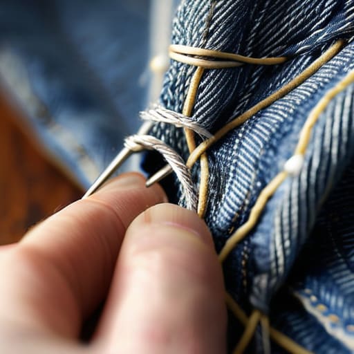 Tips on how to mend clothes.