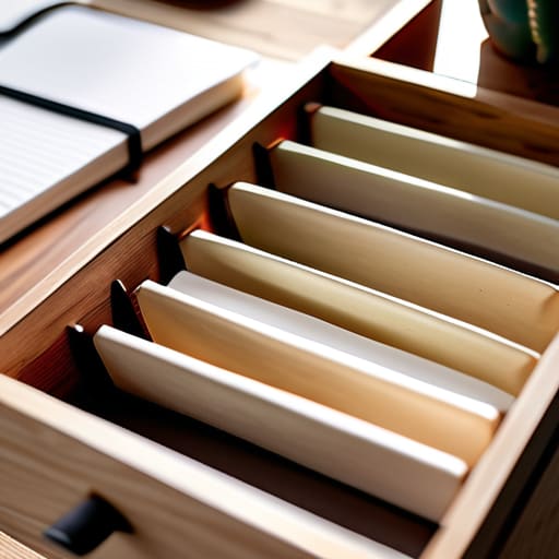 Tips on how to organize paperwork.