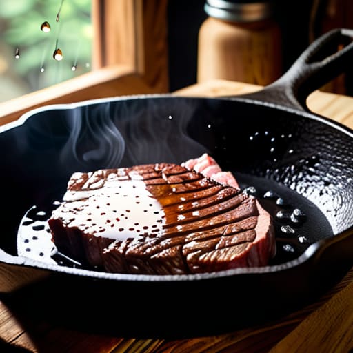 Durable A Cast Iron Skillet for cooking.
