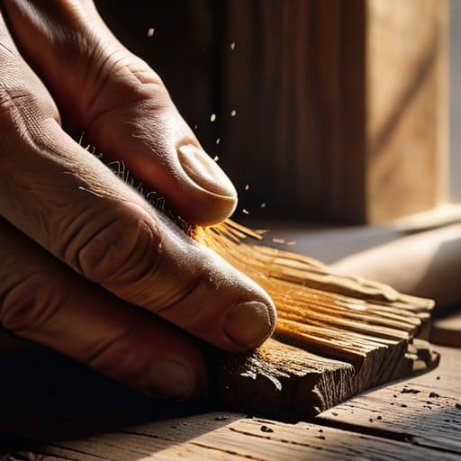 Sand, Stain, and Simplify wood furniture.