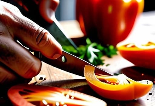 How to prep vegetables safely and fast.