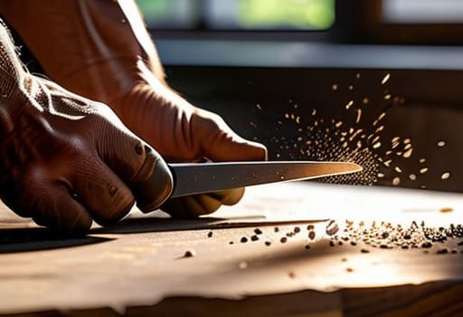 Tips on how to sharpen tools.