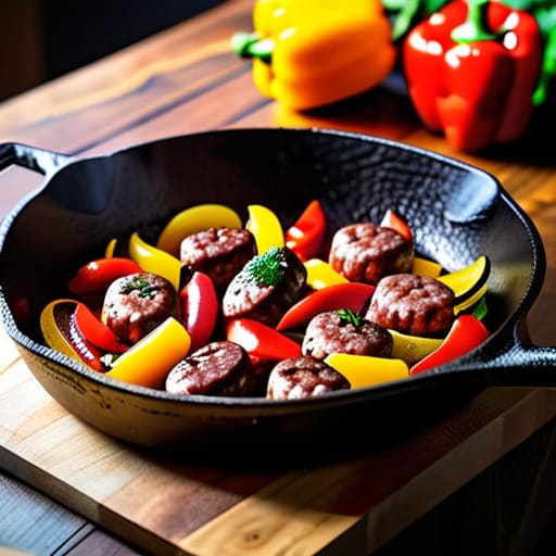 The Weeknight Sausage and Pepper Skillet.