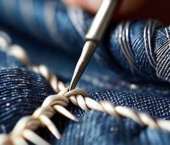 Best way on how to patch jeans.