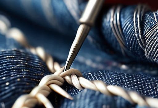Best way on how to patch jeans.