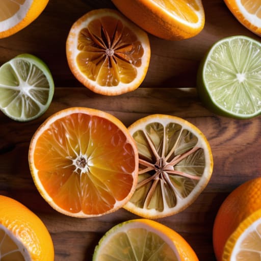 Handmade dried citrus garlands for holiday decor.