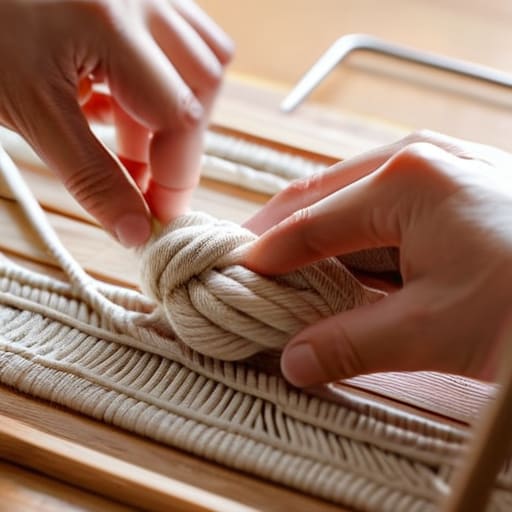 Essential cord and tools: Just Start Knotting.