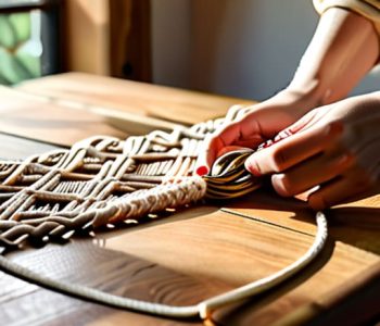 Learning macrame for beginners wall hanging tutorial.