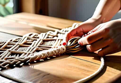Learning macrame for beginners wall hanging tutorial.